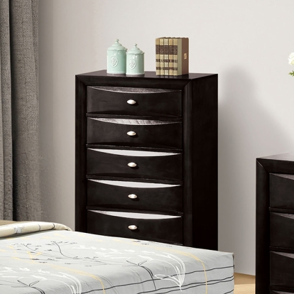 Furniture Of America Zosimo Transitional Black Chest Model FM7210BK-C