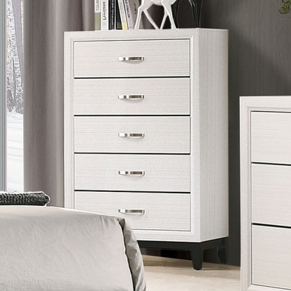 Furniture Of America Errico Contemporary White Chest Model FM7215WH-C