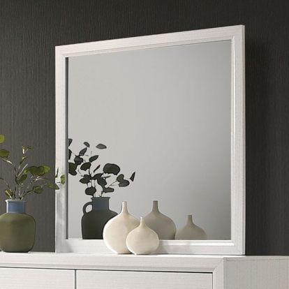 Furniture Of America Errico Contemporary White Mirror Model FM7215WH-M
