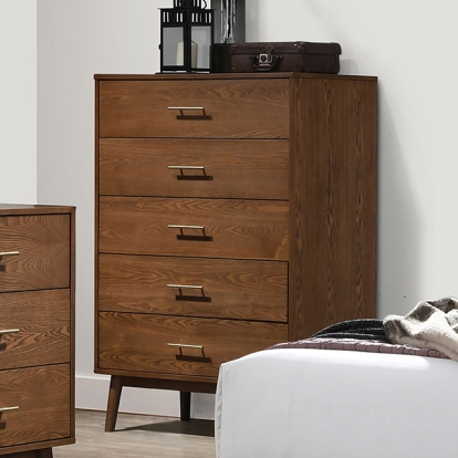 Furniture Of America Tromso Mid-Century Modern Walnut Chest Model FM7220WN-C
