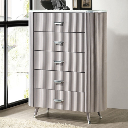Furniture Of America Aldridge Contemporary Light Gray Chest Model FM7243GY-C