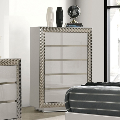 Furniture Of America Ventnor Glam Gray Chest Model FM7251GY-C