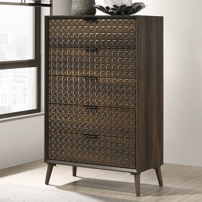 Furniture Of America Chalfont Contemporary Dark Brown Chest Model FM7272DB-C