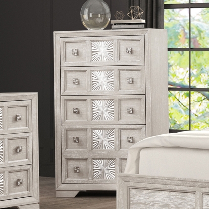 Furniture Of America Argenthart Transitional Light Gray Chest Model FM7368GY-C
