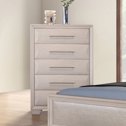 Furniture Of America Hinwitz Transitional White Oak Chest Model FM7399WH-C