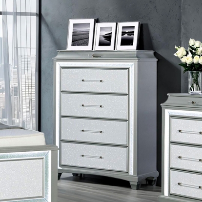 Furniture Of America Galea Glam Gray Chest Model FM74006SV-C