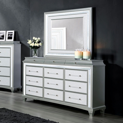 Furniture Of America Galea Glam Gray Dresser Model FM74006SV-D