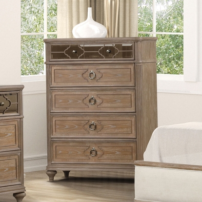 Furniture Of America Lyris Transitional Rustic Oak Chest Model FM7417AK-C