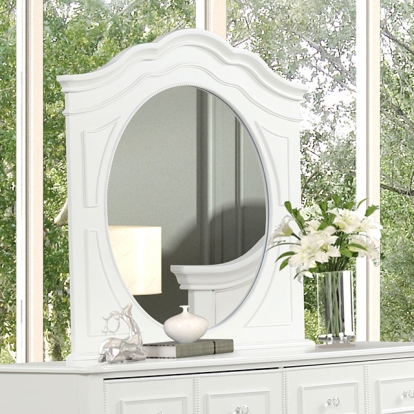 Furniture Of America Naucalpan Traditional White Mirror Model FM7456WH-M