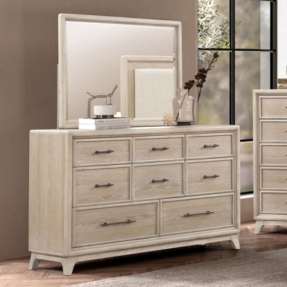 Furniture Of America Midhurst Transitional Oak Dresser Model FM7600AK-D