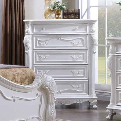 Furniture Of America Ventresca Traditional White Chest Model FM7635WH-C