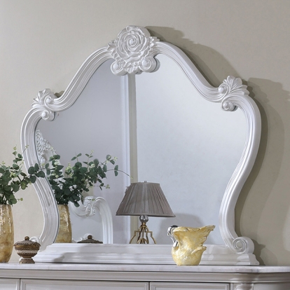 Furniture Of America Ventresca Traditional White Mirror Model FM7635WH-M