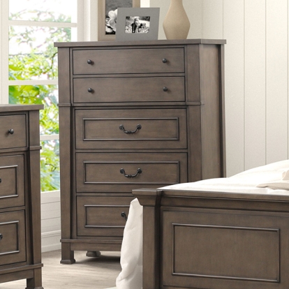 Furniture Of America Huddersfield Transitional Dark Walnut Chest Model FM7702DB-C