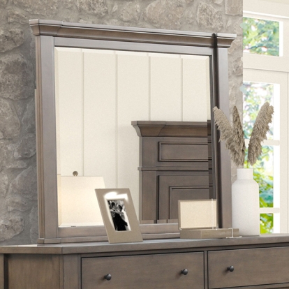 Furniture Of America Huddersfield Transitional Dark Walnut Mirror Model FM7702DB-M