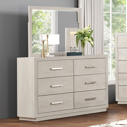 Furniture Of America Wellingborough Transitional Light Gray Dresser Model FM7703AK-D
