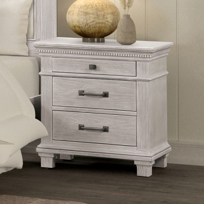 Furniture Of America Swanley Transitional Weathered Gray Nightstand Model FM7707GY-N