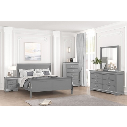 Furniture Of America Louis Philippe Transitional Gray Mirror Model FM7866GY-M