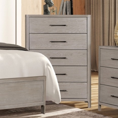 Furniture Of America Fareham Modern Engineered Wood, Oak Veneer, Solid Rubberwood Oak Chest | FM79013AK-C