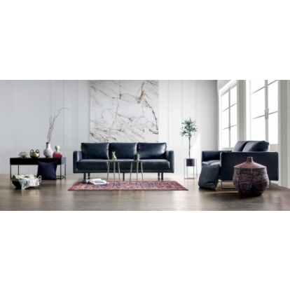 Furniture Of America Mezzanotte Contemporary Midnight Blue Sofa Model FM90000-SF-PK