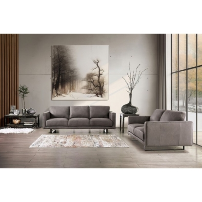 Furniture Of America Mezzanotte Contemporary Gray Loveseat Model FM90000GY-LV-PK