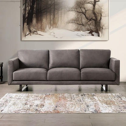 Furniture Of America Mezzanotte Contemporary Gray Sofa Model FM90000GY-SF-PK
