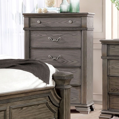 Furniture Of America Pamphilos Traditional Gray Chest Model FOA7144GY-C