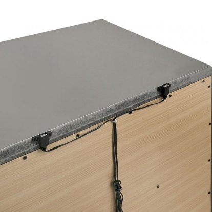 Furniture Of America Emmeline Contemporary Silver Night Stand Model FOA7147N