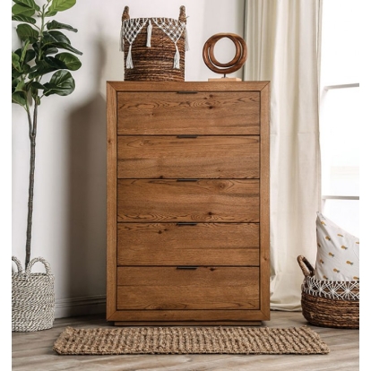 Furniture Of America Leirvik Transitional Light Walnut Chest Model FOA7460WN-C