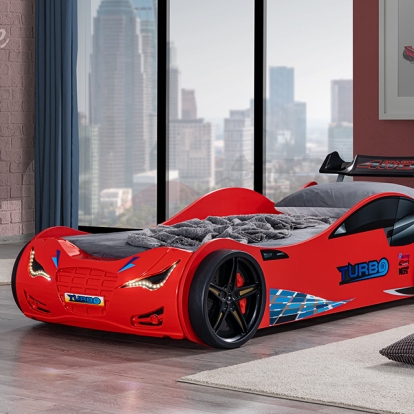 Furniture Of America Roadstar Novelty Red Car Bed Model FOA7730RD-BED