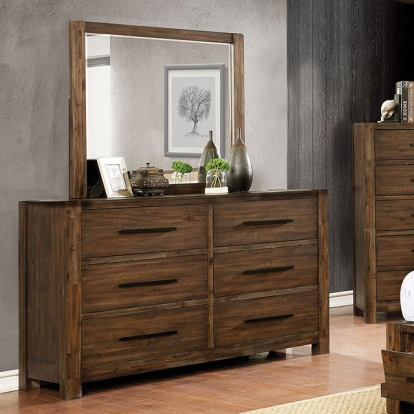Furniture Of America Coney Transitional Walnut Dresser Model FOA7881D