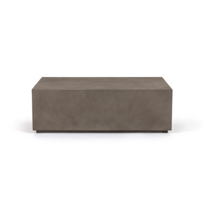 Modrest Fresno Modern Grey Concrete Coffee Table Grey Coffee Table 81855 VGGR-689980-GRY