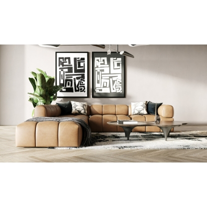 Divani Casa Everest Modern Brown Leather Modular Sectional Sofa 83539|83540|83541|83543 VGOD-ZW-23118-MOD