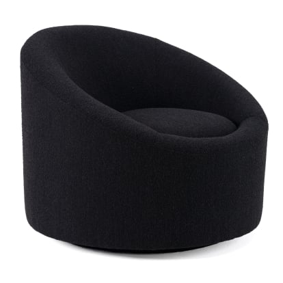 LA Furniture Frontier Glam Black Fabric Accent Chair VGOD-ZW-993-BLK Contemporary Style by Vig Furnitrue Number 82240|82240A Catch Home Goods