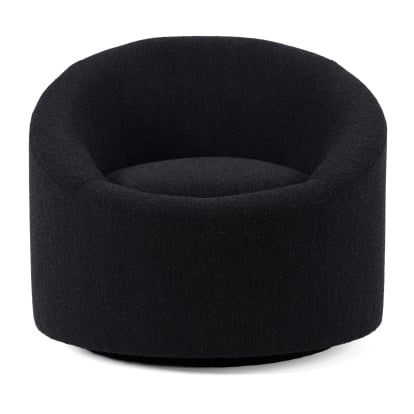 LA Furniture Frontier Glam Black Fabric Accent Chair VGOD-ZW-993-BLK Contemporary Style by Vig Furnitrue Number 82240|82240A Catch Home Goods
