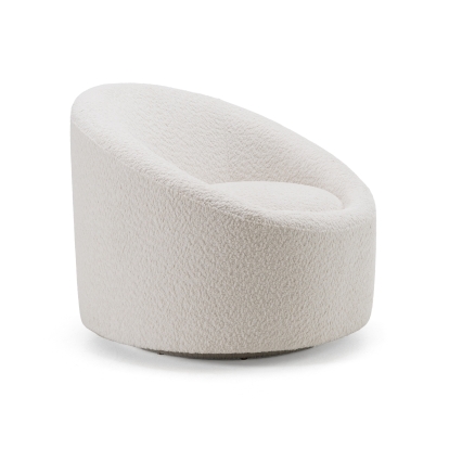 Modrest Frontier Glam Off-White Fabric Accent Chair Off-White Accent Chair 83027 VGOD-ZW-993-G468-1A
