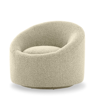 Modrest Frontier Glam Beige Fabric Accent Chair Beige Lounge Chair 79525 VGODZW-993-BGE-CH