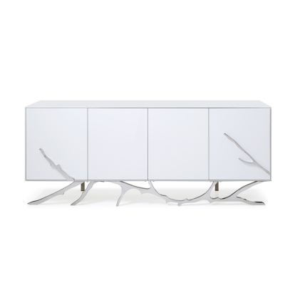 Modrest Legend Modern White Buffet White Buffet 73829|73829A VGVCG111-WHT