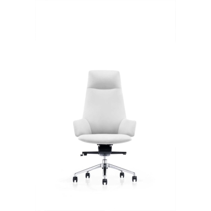 Modrest Gates Modern White High Back Executive Office Chair White Office Chair 78736 VGFUA1719-WHT-OC