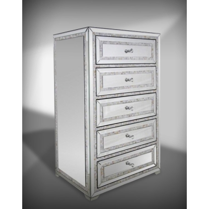 LA Furniture Mirabelle Mirrored Chest VGMCGD-1285 Contemporary Style by Vig Furnitrue Number 16376 Catch Home Goods