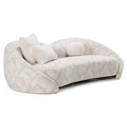 LA Furniture Gentle Modern Beige Pattern Fabric Sofa VGOD-ZW-24037-SOFA-BGE Contemporary Style by Vig Furnitrue Number 83150|83150A Catch Home Goods
