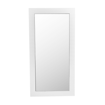 Modrest Glinda Modern Pearl White Floor Mirror White Mirror 81278 VGHB429G2-WHT