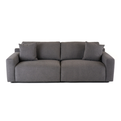 Divani Casa Gloria Modern Grey Fabric Sofa Grey Sofa 82025 VGSX-22052-SOFA-SILT