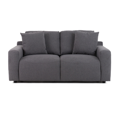 Divani Casa Gloria Modern Grey Fabric Loveseat Grey Loveseat 82026 VGSX-22052-LOVE-SILT