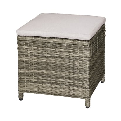 Furniture Of America Antigua Contemporary Gun Metal/Brown/Gray Ottoman (2/Ctn) Model GM-1006-2PK