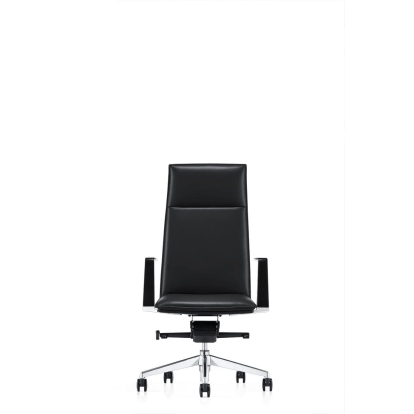 Modrest Gorsky Modern Black High Back Executive Office Chair Black Office Chair 78732 VGFUA1819-BLK-OC
