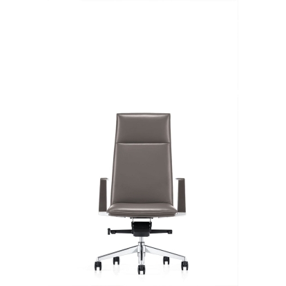 Modrest Gorsky- Modern Grey High Back Executive Office Chair Grey Office Chair 78734 VGFUA1819-GRY-OC