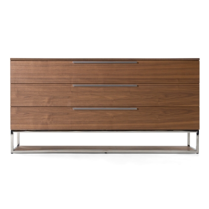 Modrest Helenora Modern Walnut Dresser Walnut Dresser 82779 VGVC-MC1502-WAL