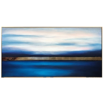 Modrest Horizon Falls Acrylic Painting Blue Painting 79508 VGSHVIG21009