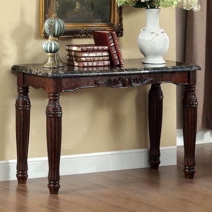 Furniture Of America Brampton Traditional Espresso-Black Sofa Table Model CM4292EX-S