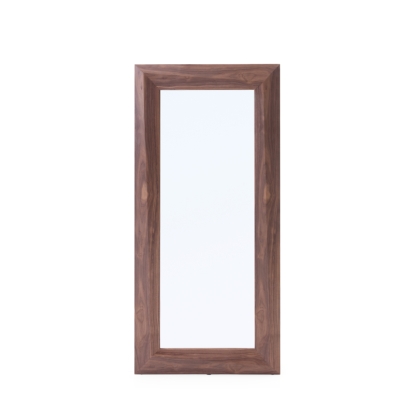 Modrest Calem Modern Walnut Floor Mirror Walnut Mirror 73395 VGVCJ1108-MH-WAL
